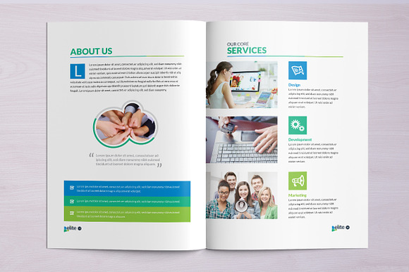 Business Brochure Template in Brochure Templates - product preview 2