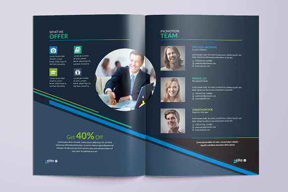 Business Brochure Template in Brochure Templates - product preview 9