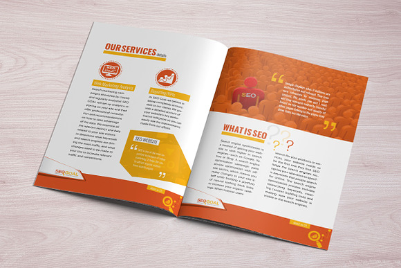 Brochure for SEO Agency in Brochure Templates - product preview 5