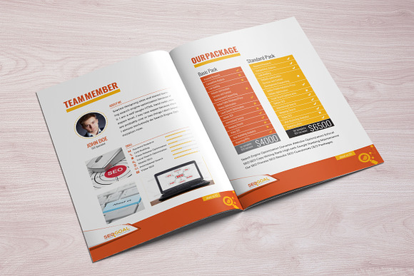 Brochure for SEO Agency in Brochure Templates - product preview 7