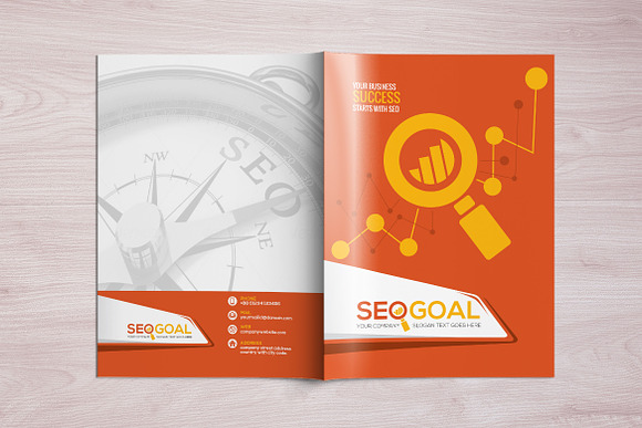 Brochure for SEO Agency in Brochure Templates - product preview 9