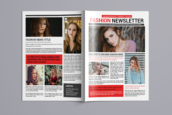 Fashion Newsletter Template V772 in Magazine Templates - product preview 2