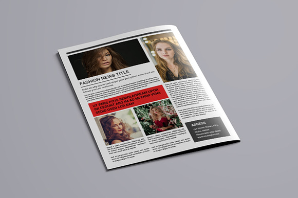 Fashion Newsletter Template V772 in Magazine Templates - product preview 8