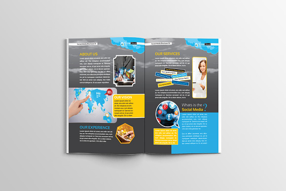 Brochure for Social Media Business in Brochure Templates - product preview 1