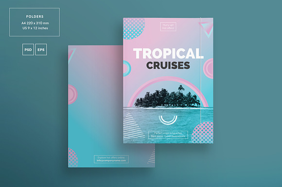 Branding Pack | Tropical Cruises in Branding Mockups - product preview 5