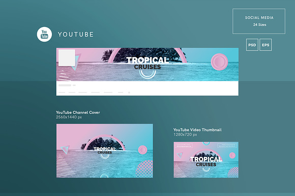 Branding Pack | Tropical Cruises in Branding Mockups - product preview 7