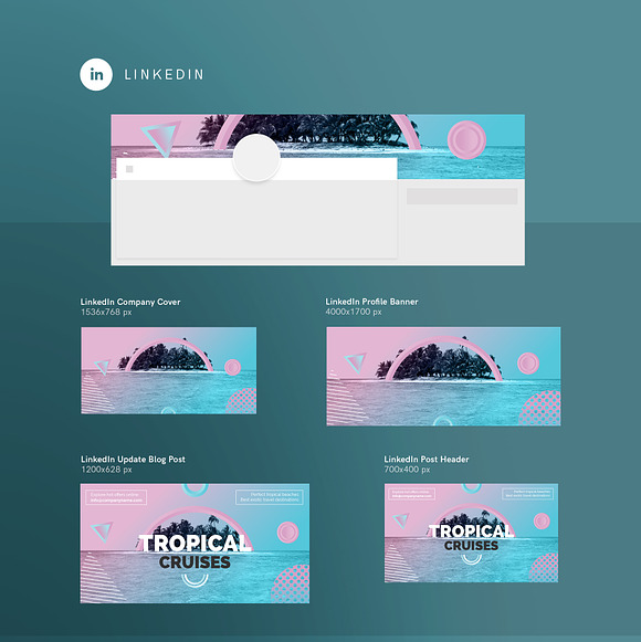 Branding Pack | Tropical Cruises in Branding Mockups - product preview 12