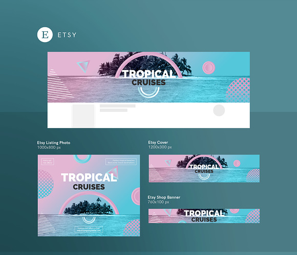 Branding Pack | Tropical Cruises in Branding Mockups - product preview 14