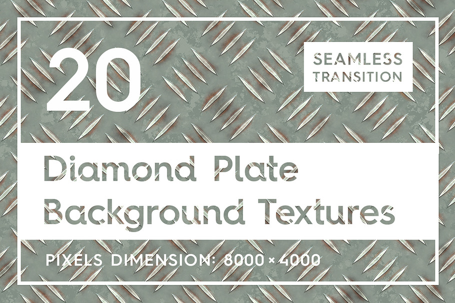 20 Diamond Plate Background Textures in Textures - product preview 8