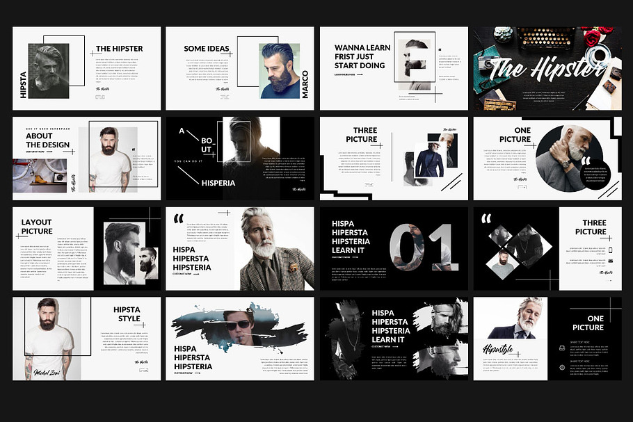 The Hipster Presentation in Keynote Templates - product preview 8