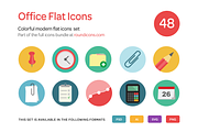 Office Flat Icons Set