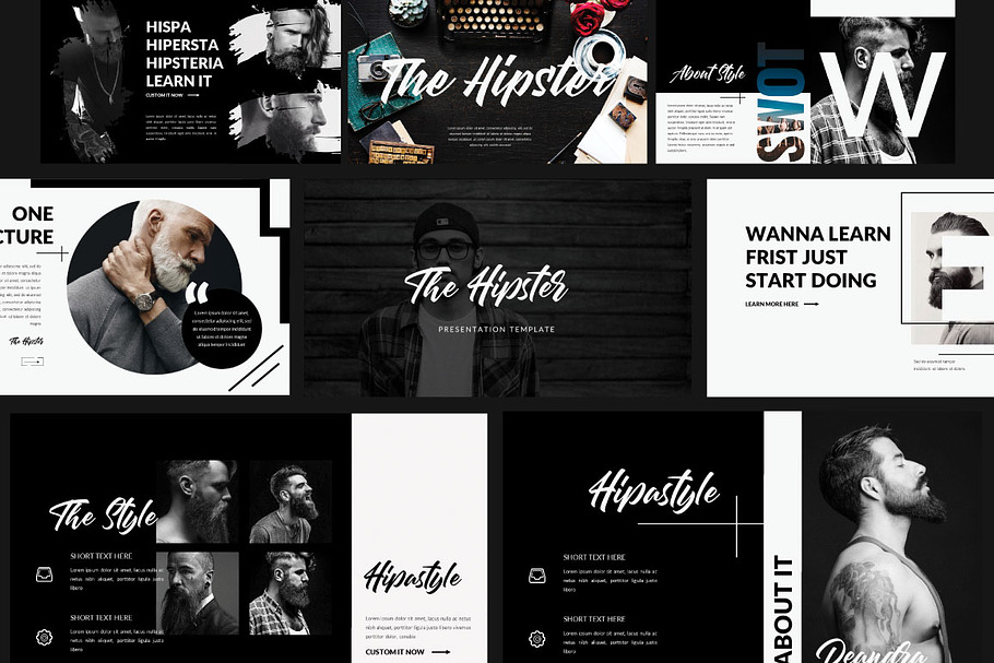 The Hipster Keynote in Keynote Templates - product preview 8