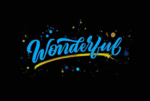 Procreate Lettering Brush in Photoshop Brushes - product preview 1