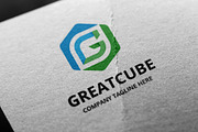 Great Cube -Letter G Logo