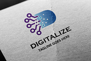Digitalize -Letter D Logo