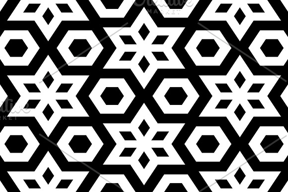 20 Monochrome Geometric Backgrounds in Textures - product preview 4