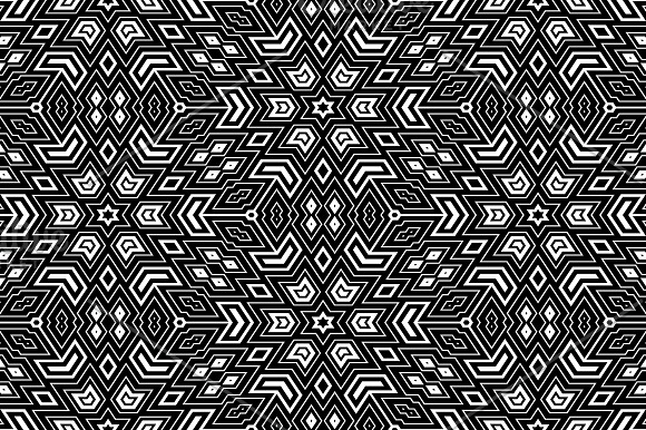 20 Monochrome Geometric Backgrounds in Textures - product preview 15