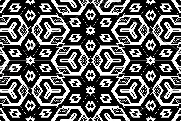 20 Monochrome Geometric Backgrounds in Textures - product preview 18