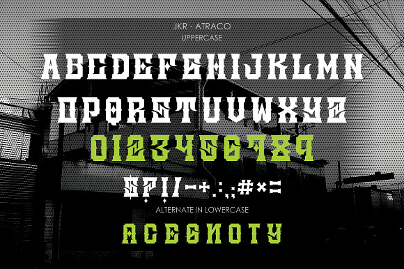ATRACO in Display Fonts - product preview 1