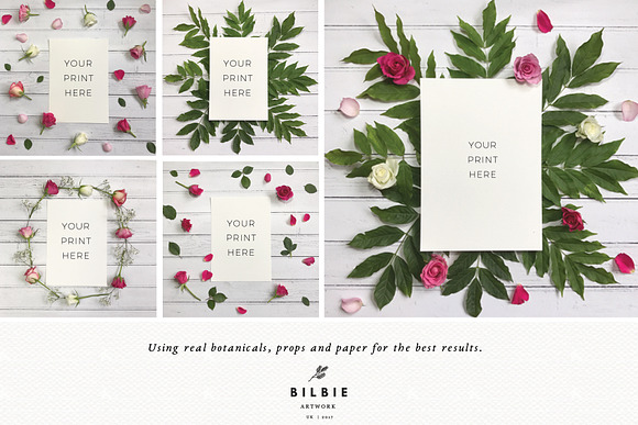 BUNDLE: 10 Floral Mockups in Print Mockups - product preview 5