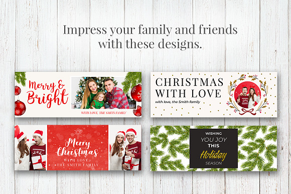 Christmas Facebook Covers in Facebook Templates - product preview 2