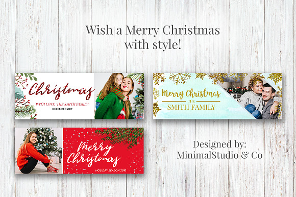 Christmas Facebook Covers in Facebook Templates - product preview 3