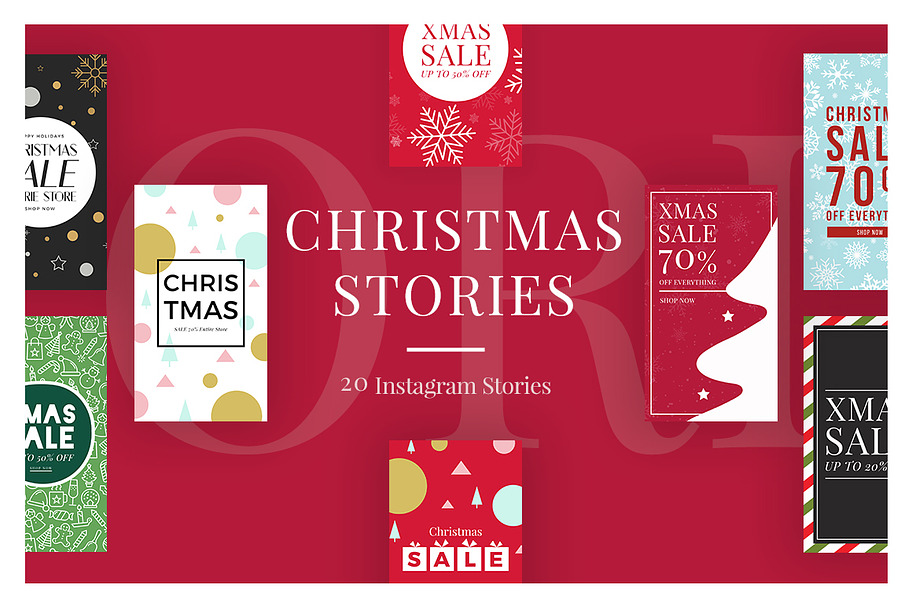 Christmas Instagram Stories Template in Instagram Templates - product preview 8