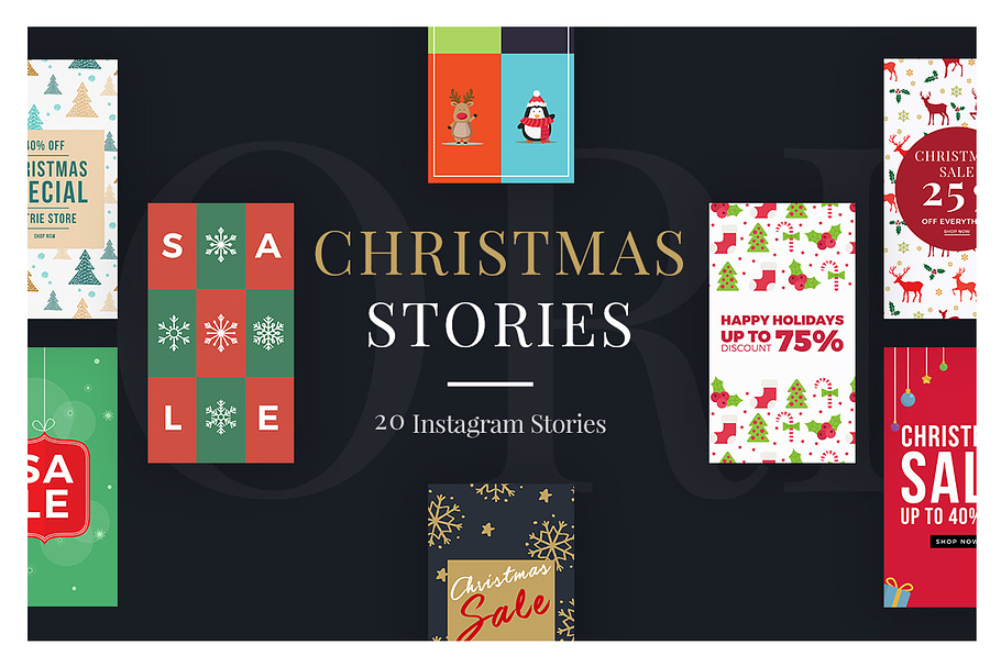 Christmas Instagram Stories V4 in Instagram Templates - product preview 8