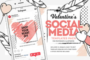 Valentines Social Media Templates V2