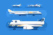 Aircraft types set