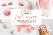 Pink Sweets Stock Photo Bundle