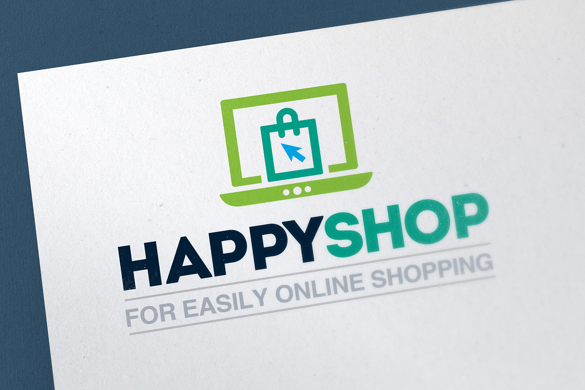 Online Shopping Logo Template in Logo Templates - product preview 8
