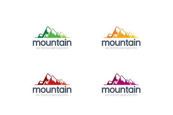 Mountain Logo Template in Logo Templates - product preview 1