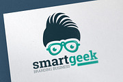 Smart Geek Fashion Logo Template