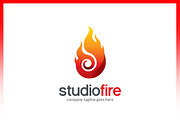 Flame Fire Logo Template