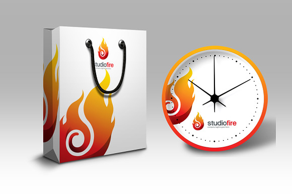 Flame Fire Logo Template in Logo Templates - product preview 3