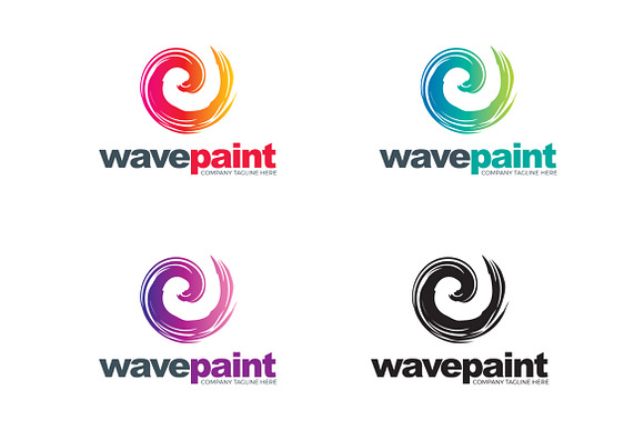 Paint Brush Color Logo Template in Logo Templates - product preview 1