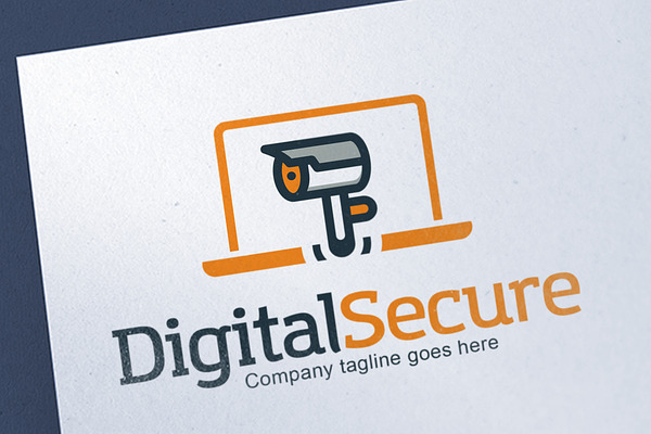 Digital Security Logo Template