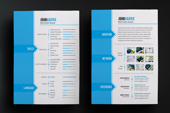 InDesign Resume Template in Resume Templates - product preview 2