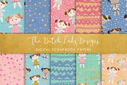 Doll Pattern - Scrapbook Papers