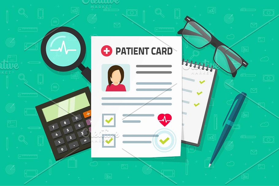 Medical health insurance document in Illustrations - product preview 8