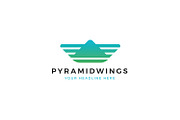 Pyramid Wings Logo Template