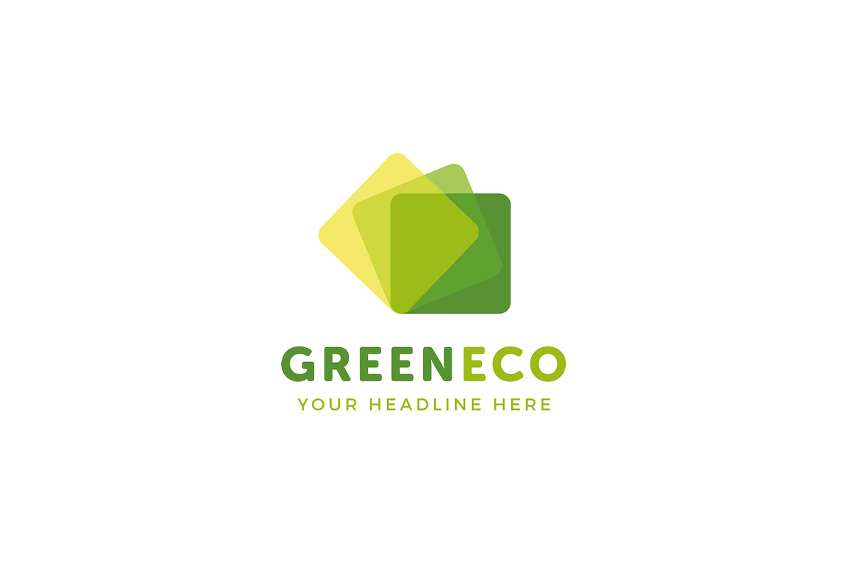 Green Eco Logo Template in Logo Templates - product preview 8