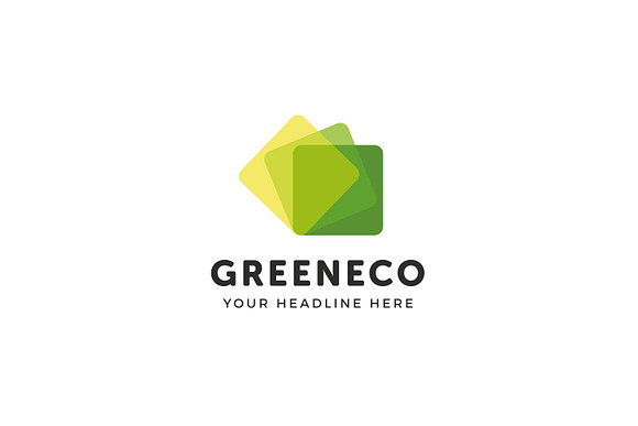 Green Eco Logo Template in Logo Templates - product preview 2