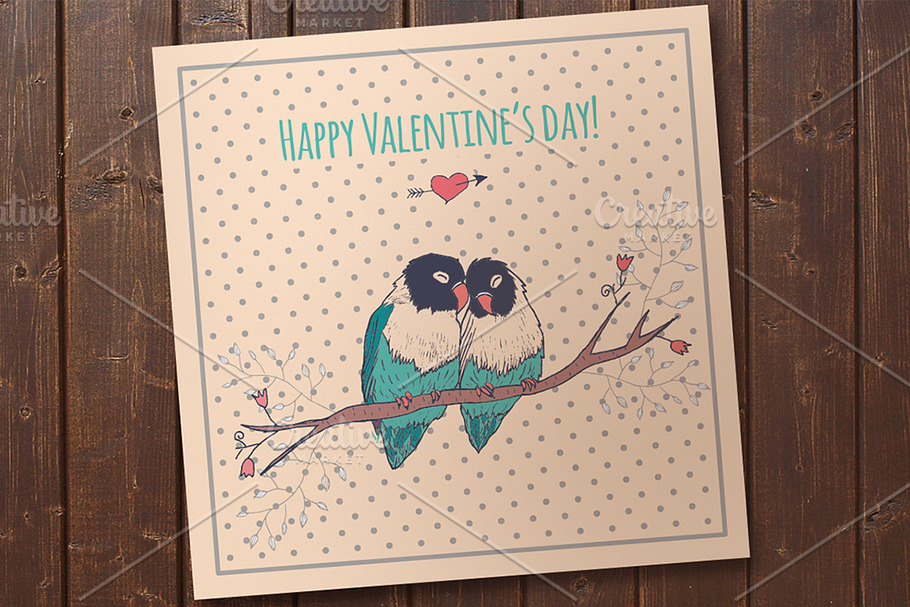 Valentines day card template in Wedding Templates - product preview 8