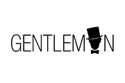 Gentleman with top hat and bow tie I