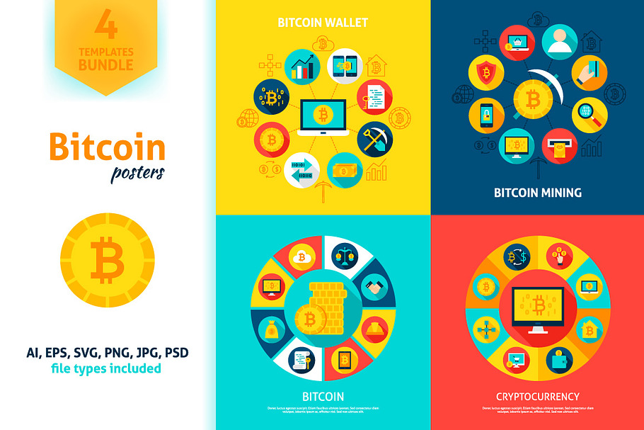 Bitcoin Vector Concepts in Illustrations - product preview 8
