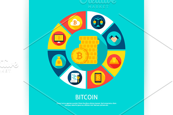 Bitcoin Vector Concepts in Illustrations - product preview 2