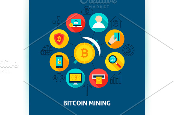 Bitcoin Vector Concepts in Illustrations - product preview 3