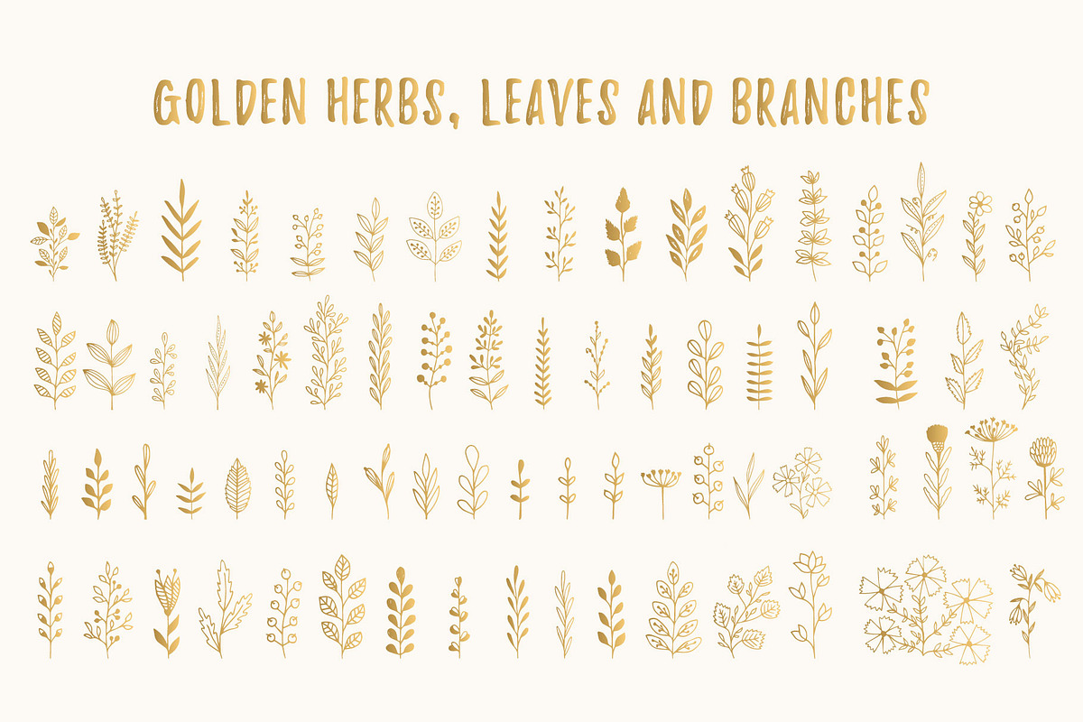 400 Golden Designs Eps & Png in Illustrations - product preview 8
